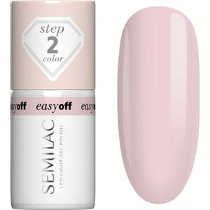 Semilac Easy Off Step 2 gelový lak na nehty s použitím UV/LED lampy odstín Pink Marshmallow 7 ml obraz