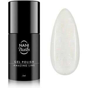 NaniNails NANI Amazing Line gelový lak na nehty odstín Shimmer White 5 ml obraz