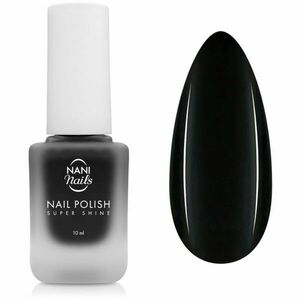 NaniNails NANI Super Shine dlouhotrvající lak na nehty odstín Black Velvet 10 ml obraz