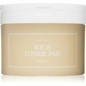 I'm from Rice Toner Pad tonizační polštářky pro rozjasnění a vyhlazení pleti 60 ks obraz