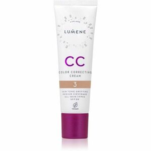 Lumene CC Color Correcting Cream CC krém pro jednotný tón pleti SPF 20 odstín 3 (Warm) 30 ml obraz