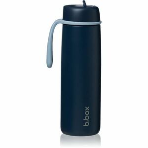 B.Box Stainless Steel Thermos Bottle termoláhev s brčkem Midnight 690 ml obraz
