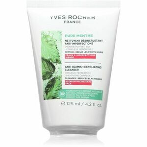 Yves Rocher Pure Menthe jemný čisticí gel s peelingovým efektem 125 ml obraz