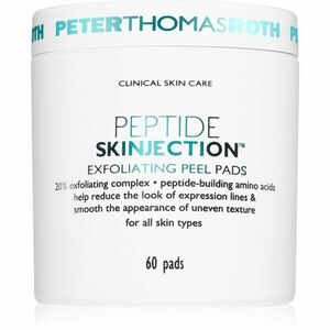 Peter Thomas Roth Peptide Skinjection™ Exfoliating Peel Pads exfoliační polštářky s vyhlazujícím efektem 60 ks obraz