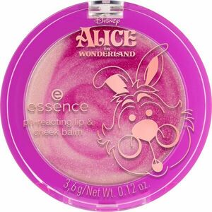 essence Disney Alice in Wonderland multifunkční líčidlo na rty a tváře reagující na pH odstín 01 Team Fun 3.6 g obraz