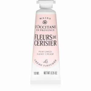 L’Occitane Fleurs de Cerisier krém na ruce s parfemací třešňový květ 10 ml obraz