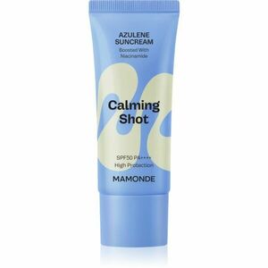 MAMONDE Calming Shot Azulene Suncream ochranný pleťový krém se zklidňujícím účinkem SPF 50+ 35 ml obraz