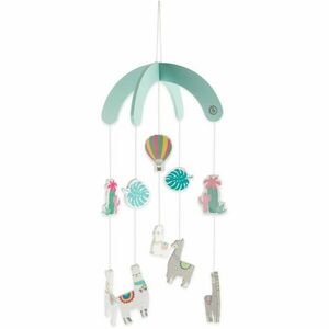 Bieco Wooden Mobile kolotoč na postýlku 0 m+ Llama 1 ks obraz