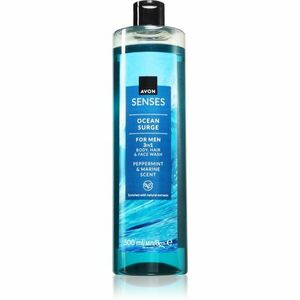 Avon Senses Ocean Surge sprchový gel pro muže 3 v 1 500 ml obraz