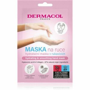 Dermacol Hand Mask Hydrating & Smoothing rukavice s hydratačním účinkem 1 pár obraz