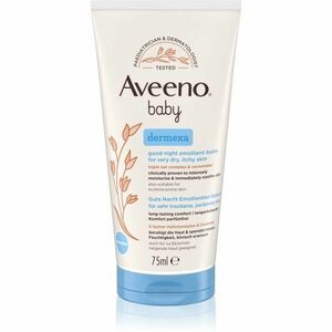 Aveeno Baby Dermexa Emolienční balzám na dobrou noc 75 ml obraz