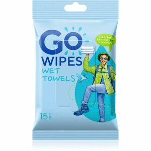 GoWipes Wet Towels osvěžující vlhčené ručníky 26x20 cm 15 ks obraz