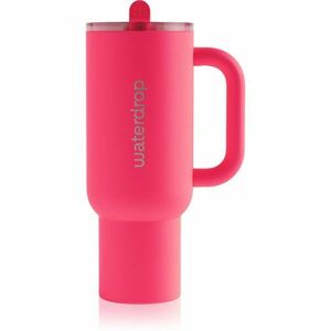 Waterdrop Explorer Tumbler nerezový tumbler s brčkem (limitovaná edice) Neon Pink 1100 ml obraz