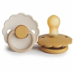 FRIGG Daisy Size 1: 0-6 months dudlík Chamomile/Honey gold 2 ks obraz