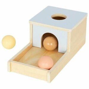 eliNeli Wooden Box With Balls aktivity hračka ze dřeva 1 ks obraz