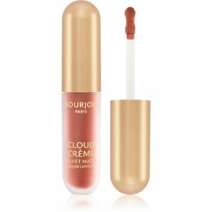 Bourjois Cloud Crème Velvet Matte ultra matující tekutá rtěnka odstín 06 Passion Peach 3.1 ml obraz