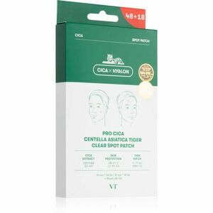 VT Cosmetics Pro Cica Centella Asiatica Tiger Clear Spot Patch náplasti na problematickou pleť 66 ks obraz