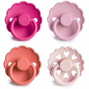 FRIGG 4 Pack Edition Size 2: 6-18 months dudlík Rosy Romance 4 ks obraz
