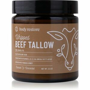 Body Restore Whipped Beef Tallow Balm Unscented vyživující tělový krém bez parfemace 71 g obraz