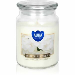 BISPOL Premium Line White Flowers vonná svíčka 500 g obraz
