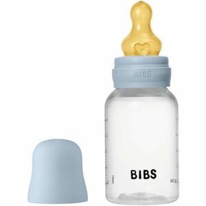BIBS Anti-Colic Baby Bottle Latex antikoliková láhev s kaučukovou savičkou Baby Blue 150 ml obraz