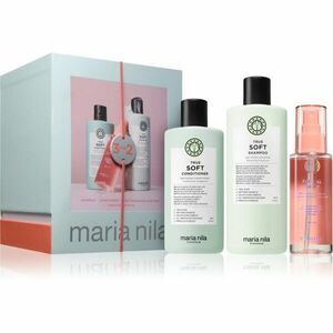 Maria Nila True Soft Holiday Box dárková sada pro hydrataci a lesk 3 ks obraz