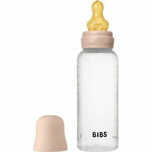 BIBS Anti-Colic Baby Bottle Latex antikoliková láhev s kaučukovou savičkou Blush 270 ml obraz
