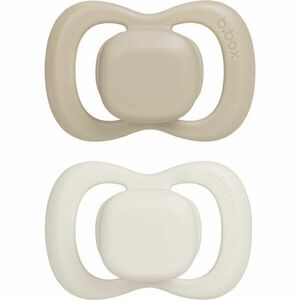 B.Box Natural Rubber 0-6m dudlík Vanilla/Latte 2 ks obraz