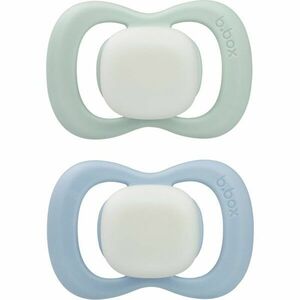 B.Box Glow 0-6m dudlík Sky/Sage 2 ks obraz