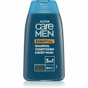 Avon Care Men Essential 3 v 1 šampon, kondicionér a sprchový gel 200 ml obraz