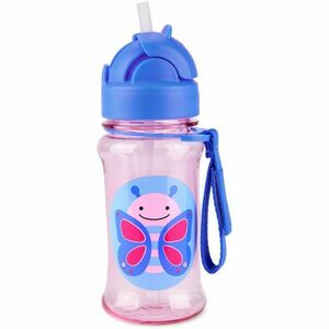 Skip Hop Zoo Tritan láhev s brčkem Butterfly 12m+ 355 ml obraz