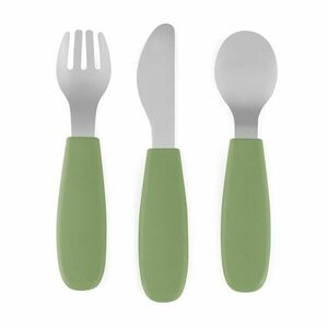 Petite&Mars Take&Match Stainless Steel Cutlery Set příbor pro děti Sweet Pea 12m+ 3 ks obraz