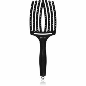 Olivia Garden Fingerbrush Combo velký plochý kartáč s nylonovými a kančími štětinami Large 1 ks obraz