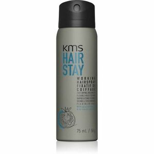 KMS Hair Stay Working Hairspray lak na vlasy pro vlasy namáhané teplem 75 ml obraz