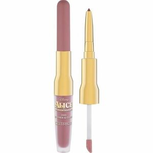 Catrice Disney Alice in Wonderland rtěnka a konturovací tužka na rty 2 v 1 odstín C01 How Curious 1.77 g obraz