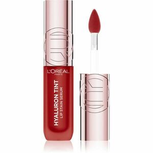 L’Oréal Paris Hyaluron Tint Lip Stain Serum tekutá rtěnka s hydratačním účinkem odstín 420 Le Rouge Paris 5 ml obraz