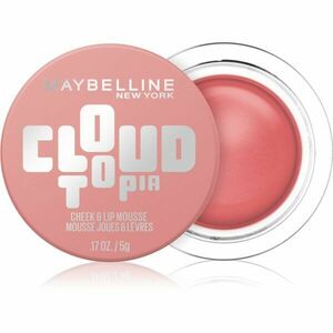 MAYBELLINE NEW YORK CloudTopia matná krémová tvářenka na rty a tváře odstín 09 Dreamy Dawn 5 g obraz