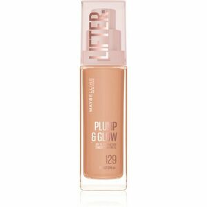 MAYBELLINE NEW YORK Lifter Plump & Glow rozjasňující make-up pro přirozený vzhled odstín 129 30 ml obraz