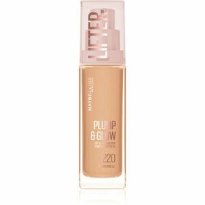MAYBELLINE NEW YORK Lifter Plump & Glow rozjasňující make-up pro přirozený vzhled odstín 220 30 ml obraz