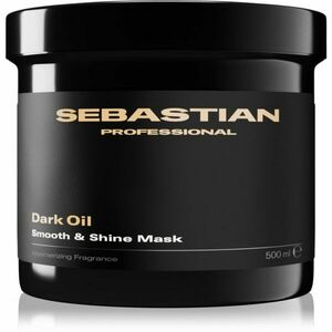 Sebastian Professional Dark Oil intenzivně vyživující maska pro lesk a hebkost vlasů 500 ml obraz