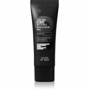 Allies of Skin The One Invisible Suncscreen Gel neviditelný matující gel SPF 50 90 ml obraz