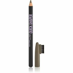 MAYBELLINE NEW YORK Quick Shaper precizní tužka na obočí s kartáčkem odstín 04 Medium Brown 1 ks obraz