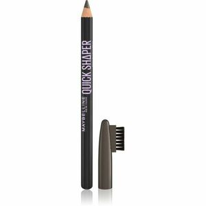 MAYBELLINE NEW YORK Quick Shaper precizní tužka na obočí s kartáčkem odstín 05 Deep Brown 1 ks obraz
