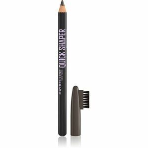 MAYBELLINE NEW YORK Quick Shaper precizní tužka na obočí s kartáčkem odstín 06 Black Brown 1 ks obraz