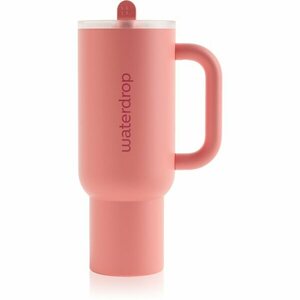 Waterdrop Explorer Tumbler nerezový tumbler s brčkem Pink 1100 ml obraz
