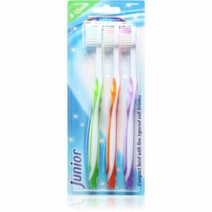 Beauty Formulas Junior zubní kartáčky pro děti 3 ks obraz