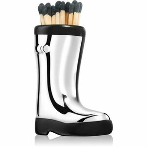Paddywax Cowboy Boot Match Holder zápalky Chrome Metallic 25 ks obraz