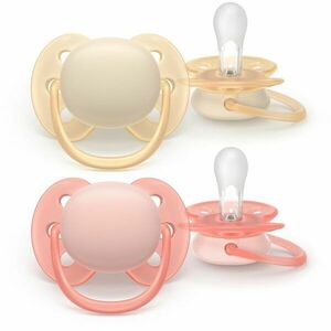 Philips Avent Ultrasoft SCF091/38 0-6 m dudlík Girl 2 ks obraz