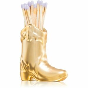 Paddywax Cowboy Boot Match Holder zápalky Gold Metallic 25 g obraz