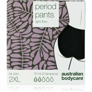 Australian Bodycare Period Pants menstruační kalhotky pro slabou menstruaci velikost XXL 1 ks obraz
